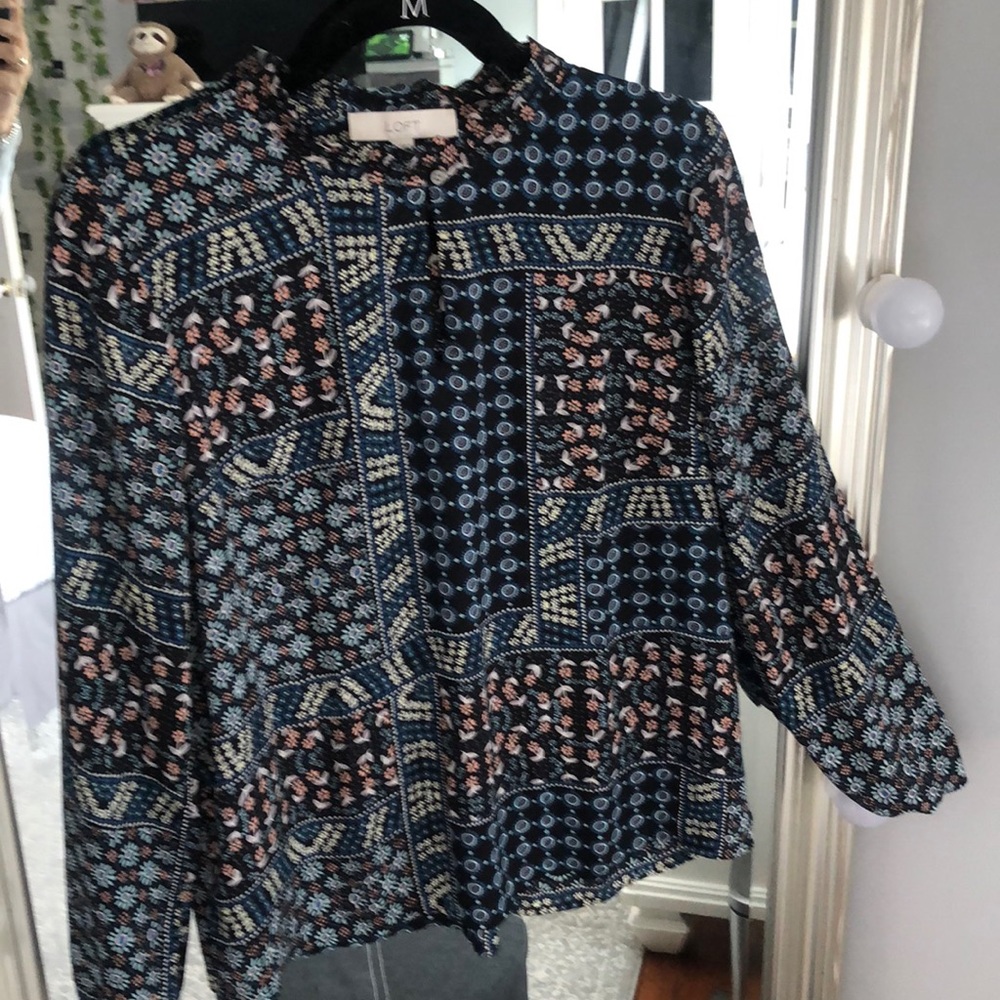 Loft Floral printed blouse